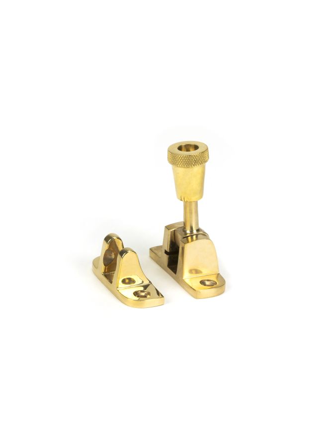 Polished Brass Brompton Brighton Fastener (Radiused)