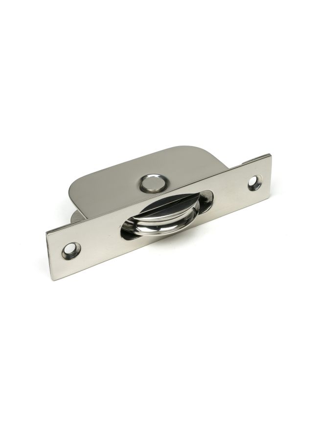 Polished Marine SS (316) Square Ended Sash Pulley 75kg