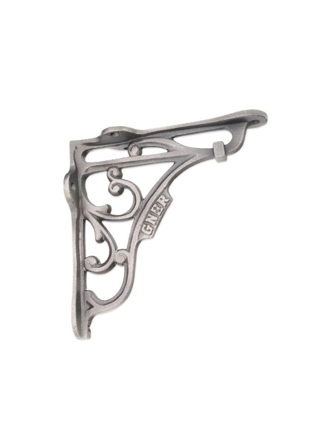 GNER Shelf Bracket Pewter 125x125mm (Sold in Pairs)