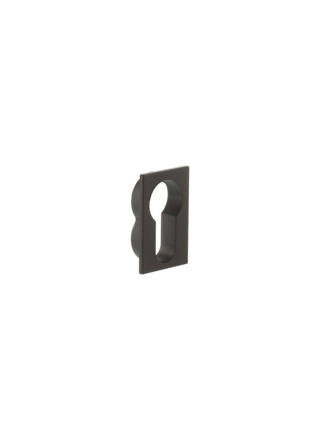 Forme Concealed Rose Euro Escutcheons Round - Urban Dark Bronze (Pair)