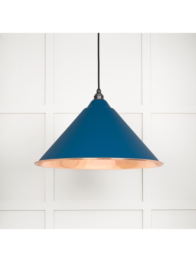 Smooth Copper Hockley Pendant in Upstream