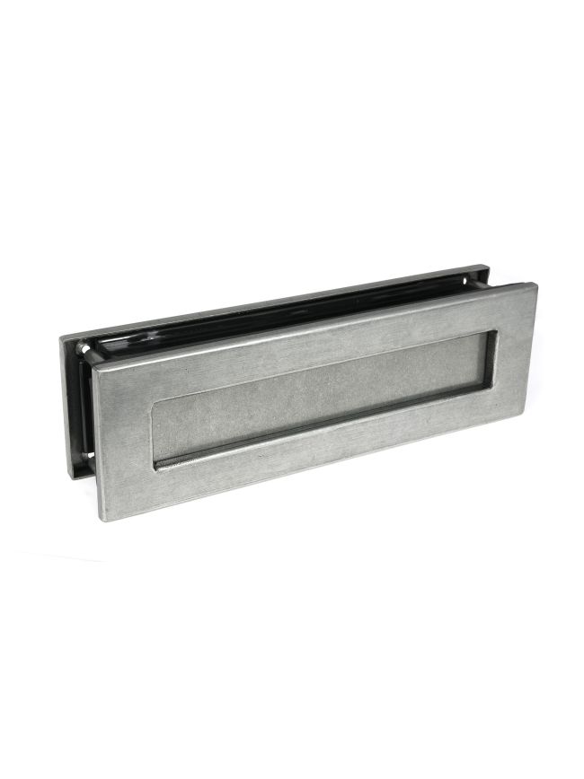 Pewter Traditional Letterbox