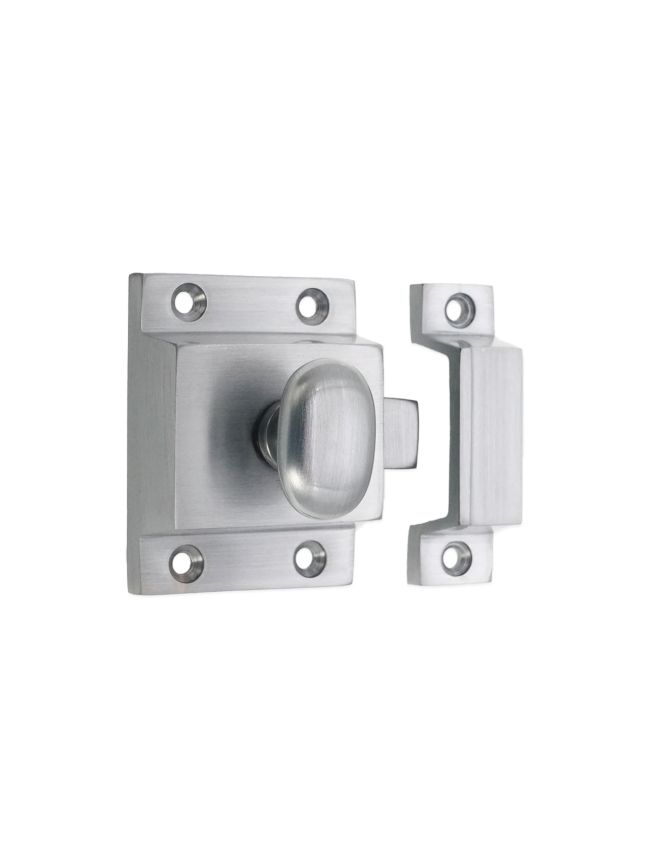 Cupboard Catch Satin Chrome