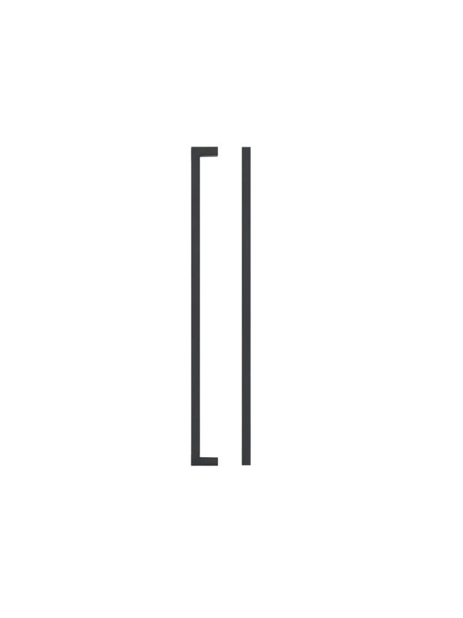 Zoo Hardware Square Block Cabinet handle 320mm CTC Matt Black Finish