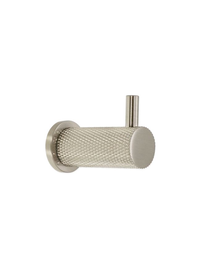 Jewel Knurlmond Coat Hook Satin Nickel
