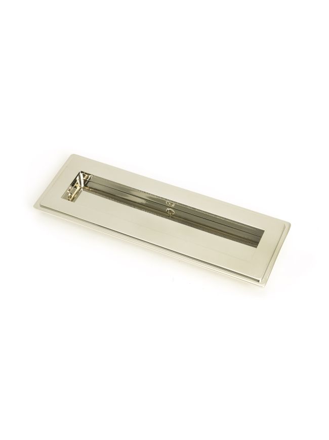 Polished Nickel 175mm Art Deco Rectangular Pull