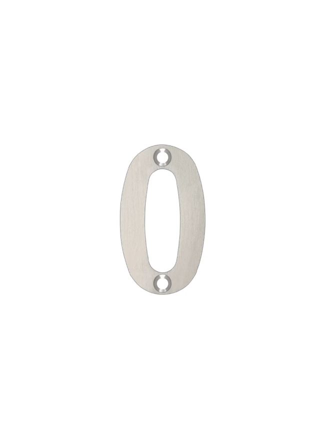 Zoo Hardware Numerals - 50mm - Polished Stainless