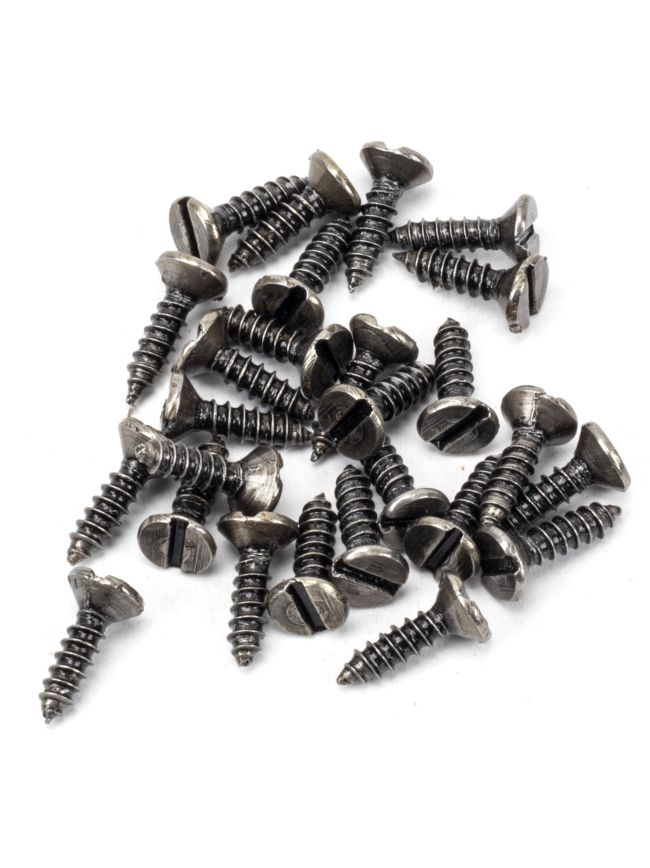 Pewter 6x½" Countersunk Screws (25)