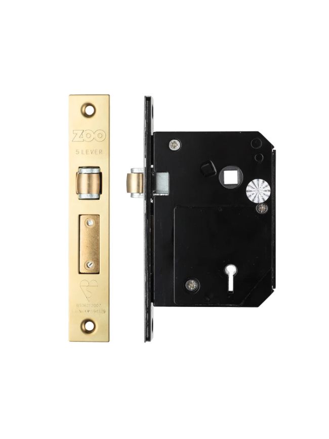 Zoo Hardware British Standard 5 Lever Roller Sashlock - 80mm - Chubb Retro Fit 3K74