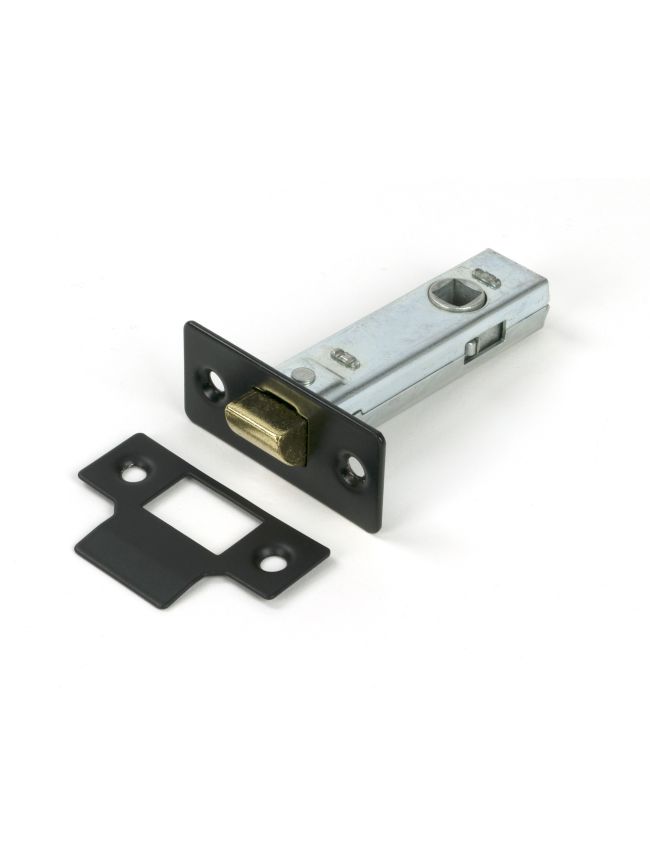 Black 3" Tubular Mortice Latch