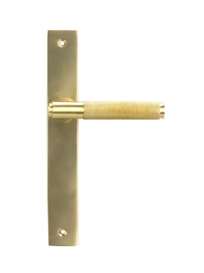 Satin Brass Brompton Slimline Lever Espag. Latch Set