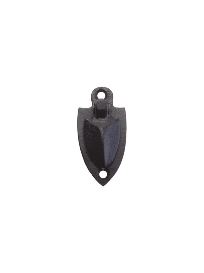 Zoo Hardware Shield Escutcheon with Cover - Standard - 2" - Black