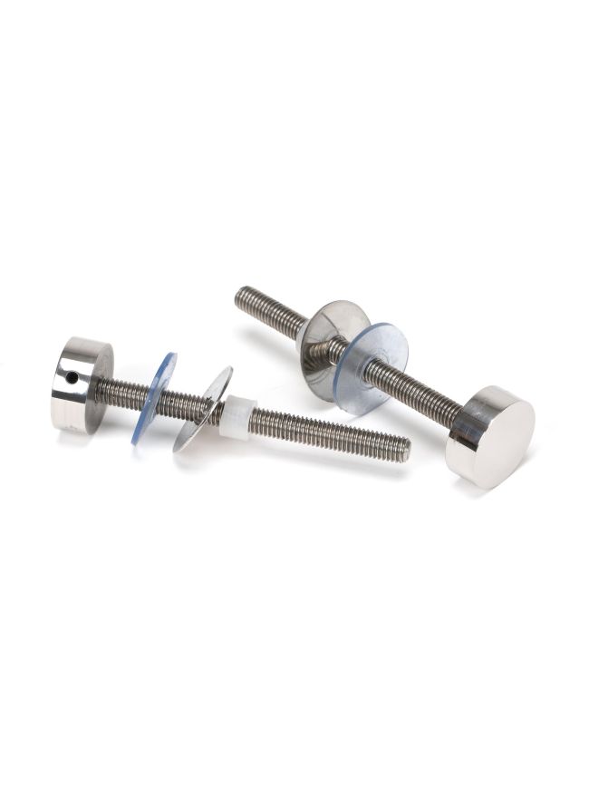 Polished SS (304) 100mm Bolt Fixings for T Bar (2)