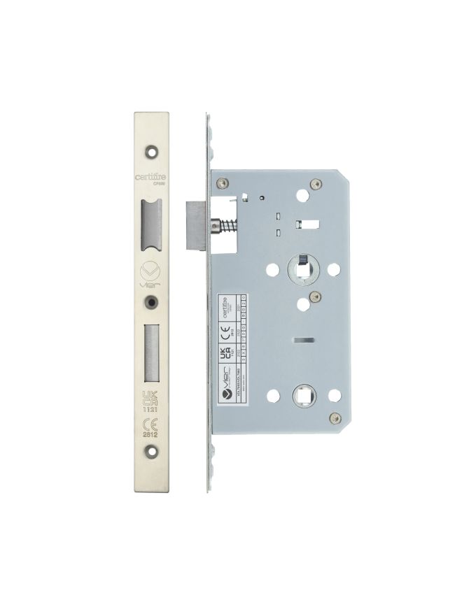 Zoo Hardware 2 Piece - DIN bathroom - 78mm c/c - backset 60mm - Stainless Steel