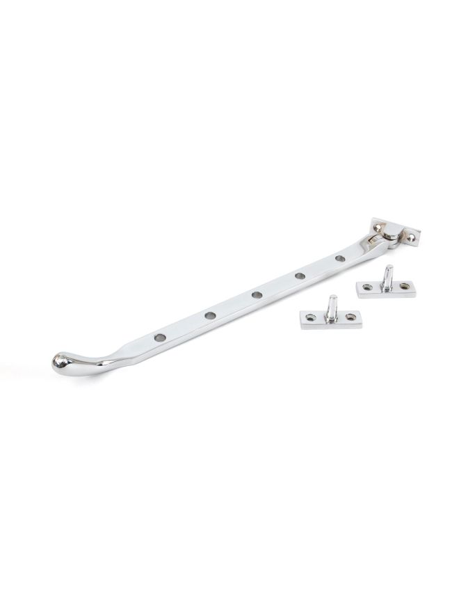 Polished Chrome 12" Peardrop Stay