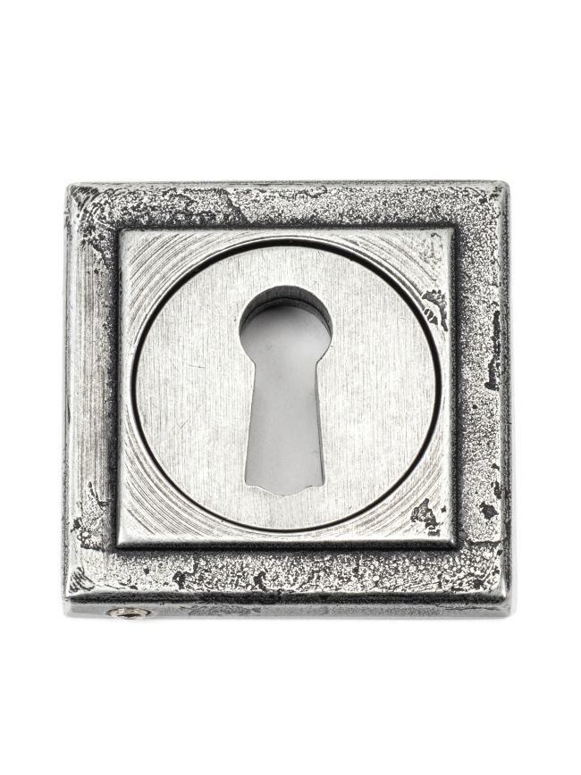 Pewter Round Escutcheon (Square)