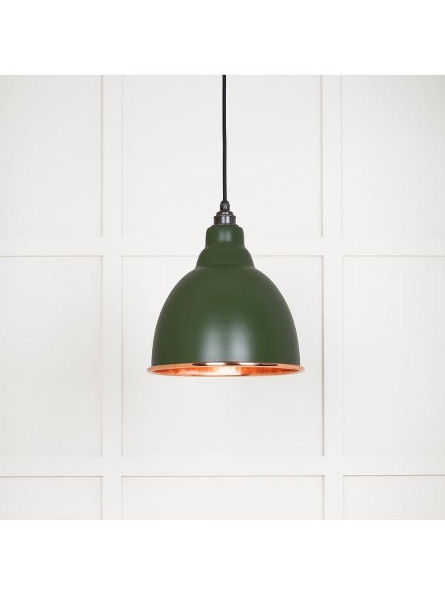 Hammered Copper Brindley Pendant in Heath