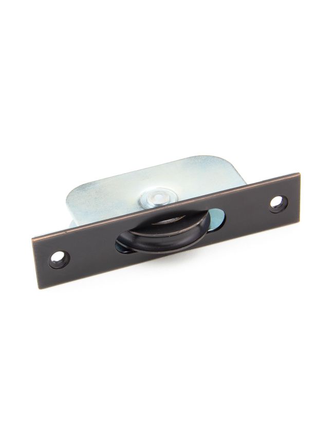 Aged Bronze Square Ended Sash Pulley 75kg