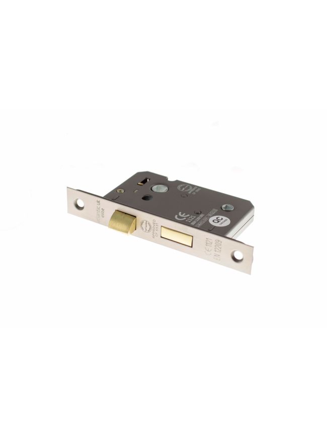 Atlantic Bathroom Lock [CE] 3" - Matt Gun Metal