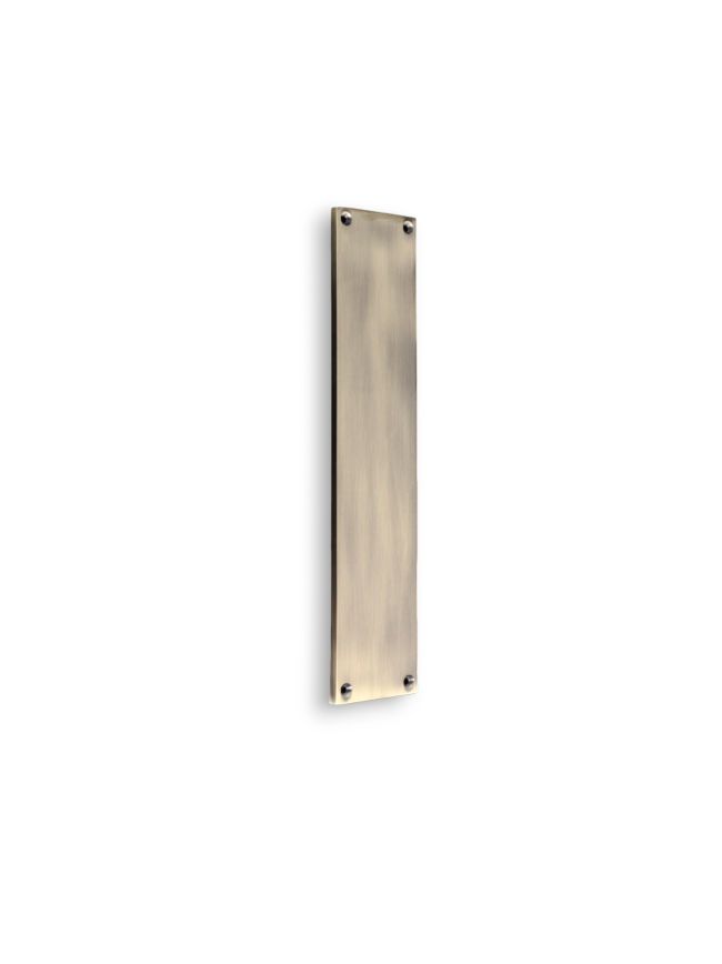 Victorian Finger Plate 300mm Antique Brass