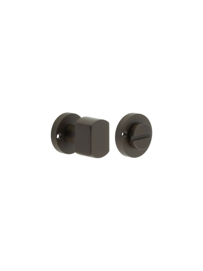 Contemporary Dark Bronze Turn & Release for Mortice Knobs - By Frelan Hardware - JV813DB