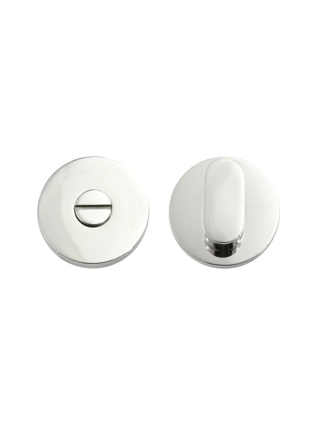 Zoo Hardware Peanut Turn and Release complete with escutcheons & 5mm Spindle - Grade 304 - Polished Stainless