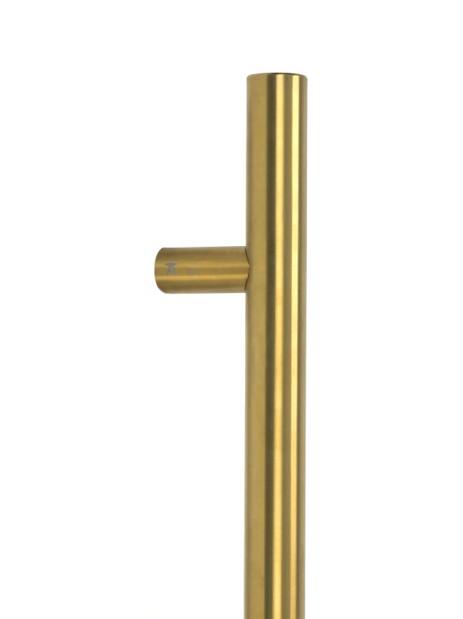 Aged Brass (316) 0.9m T Bar Handle Bolt Fix 32mm Ø