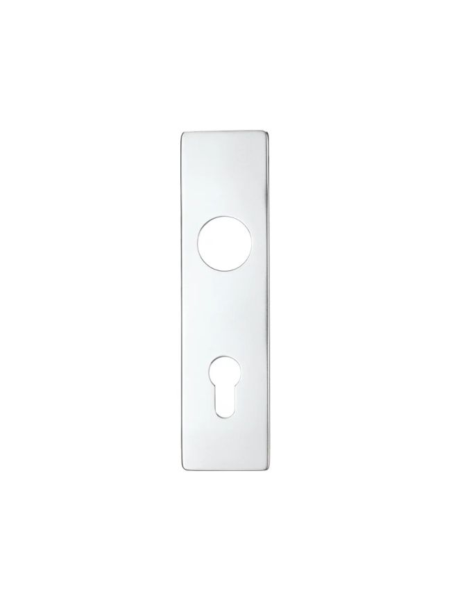 Zoo Hardware Spare Push on Euro Profile Backplate for Aluminium - 72mm - Satin