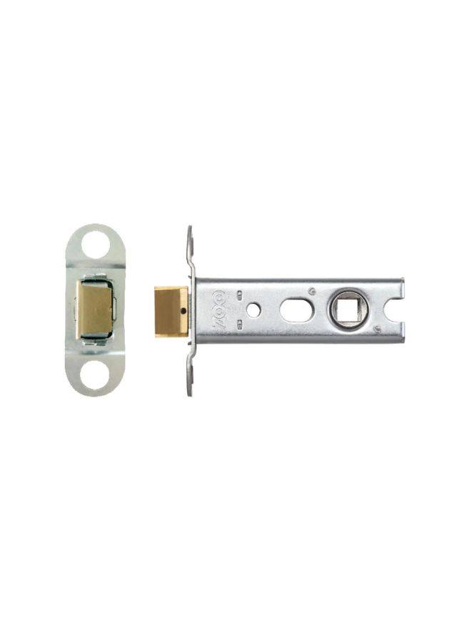 Zoo Hardware Tubular Latch (Knobs) - Architectural 45* Travel 76mm BODIES ONLY - Stainless Steel