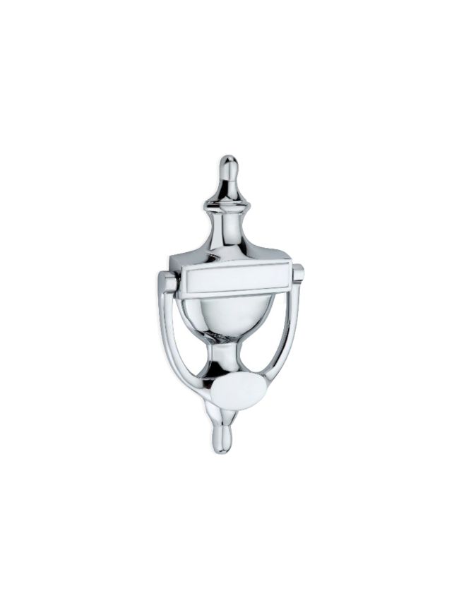 Victorian Door Knocker 150mm Polished Chrome