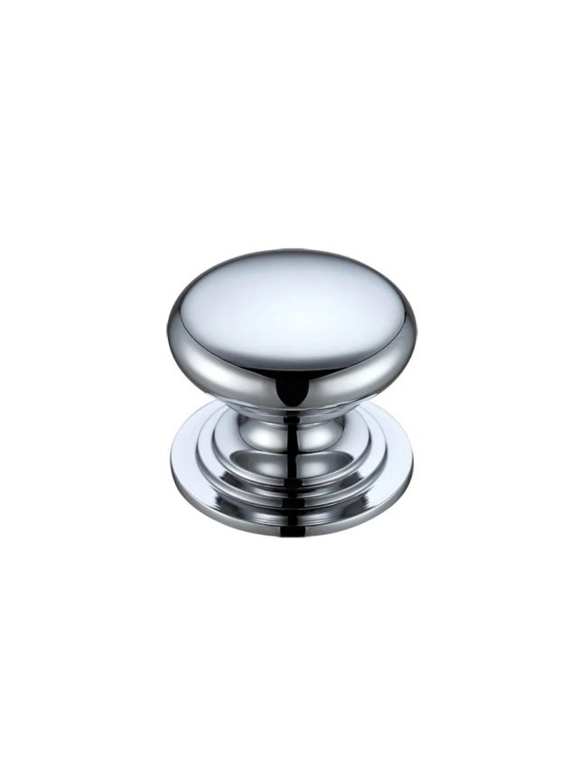Zoo Hardware Victorian Cupboard Knob 38mm dia. - Chrome