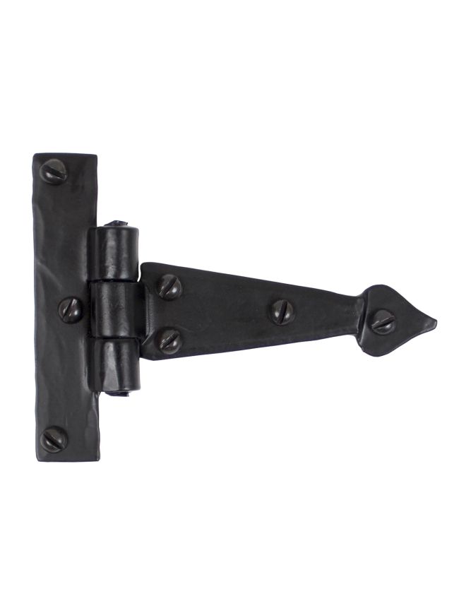 Black 4" Arrow Head T Hinge (pair)