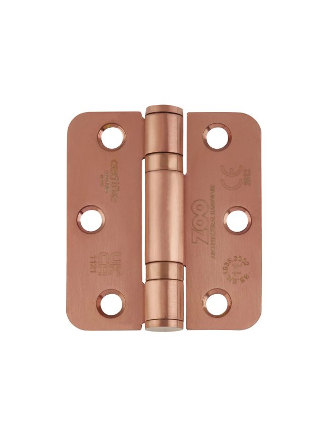 Zoo Hardware Grade 11 Ball Bearing Hinge Stainless Steel Radius - Grade 201 -76 x 67 x 2.5mm - Bronze