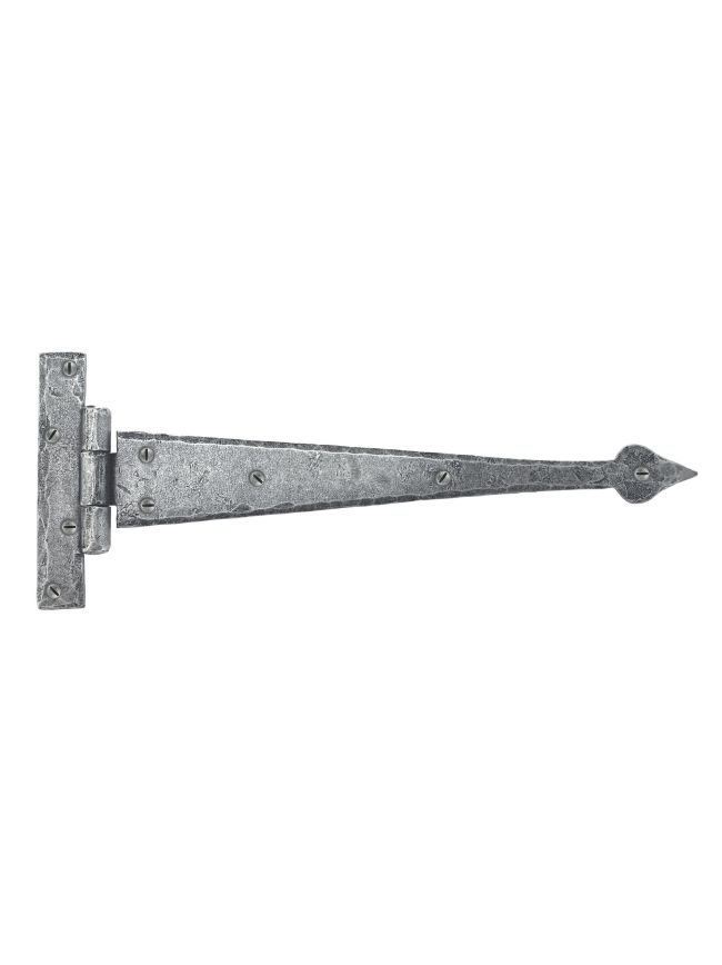 Pewter 12" Arrow Head T Hinge (pair)
