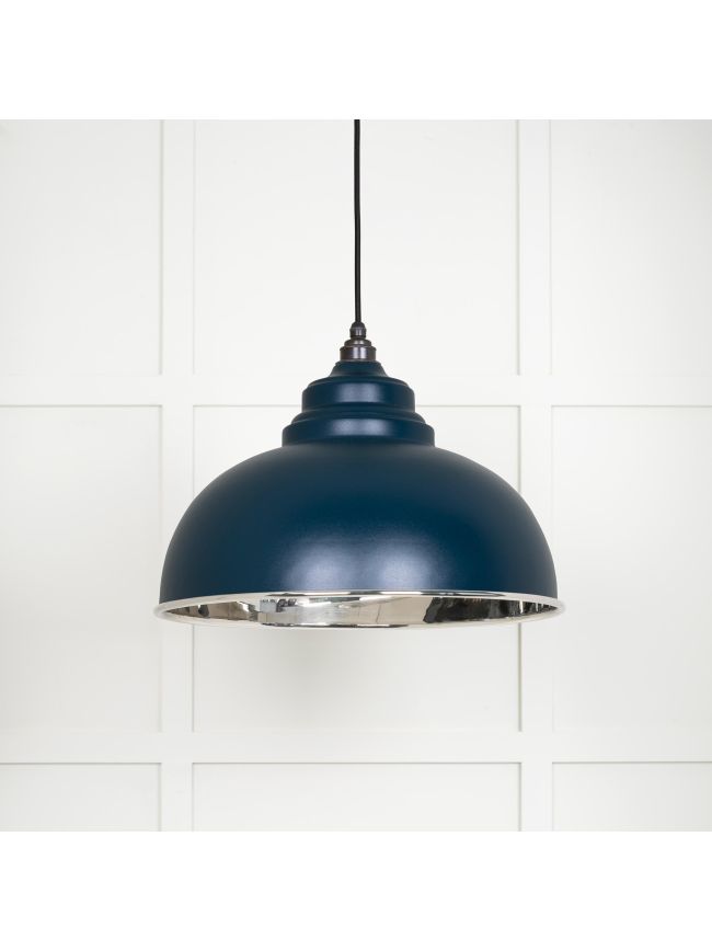 Smooth Nickel Harborne Pendant in Dusk
