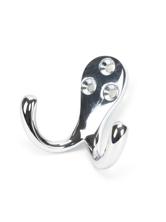 Polished Chrome Celtic Double Robe Hook
