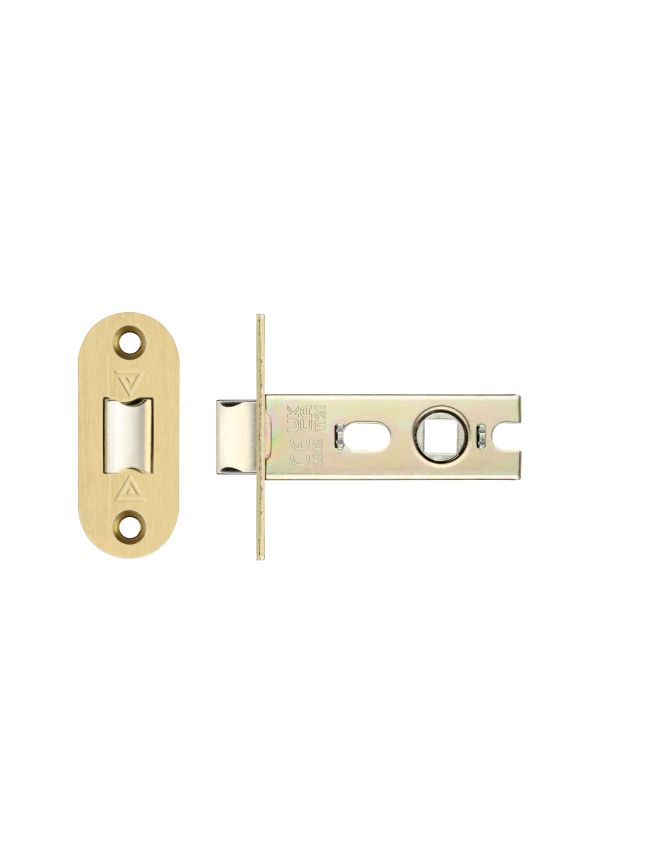 Zoo Hardware Project tubular latch 64mm - Radius - Satin Brass