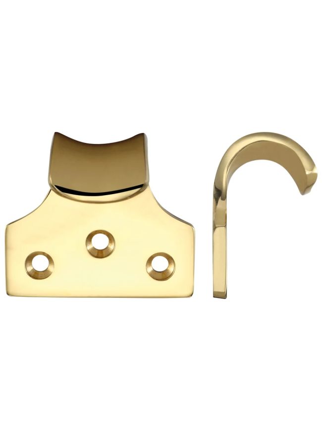 Zoo Hardware Sash Lift - Heavy Duty - Polished Brass