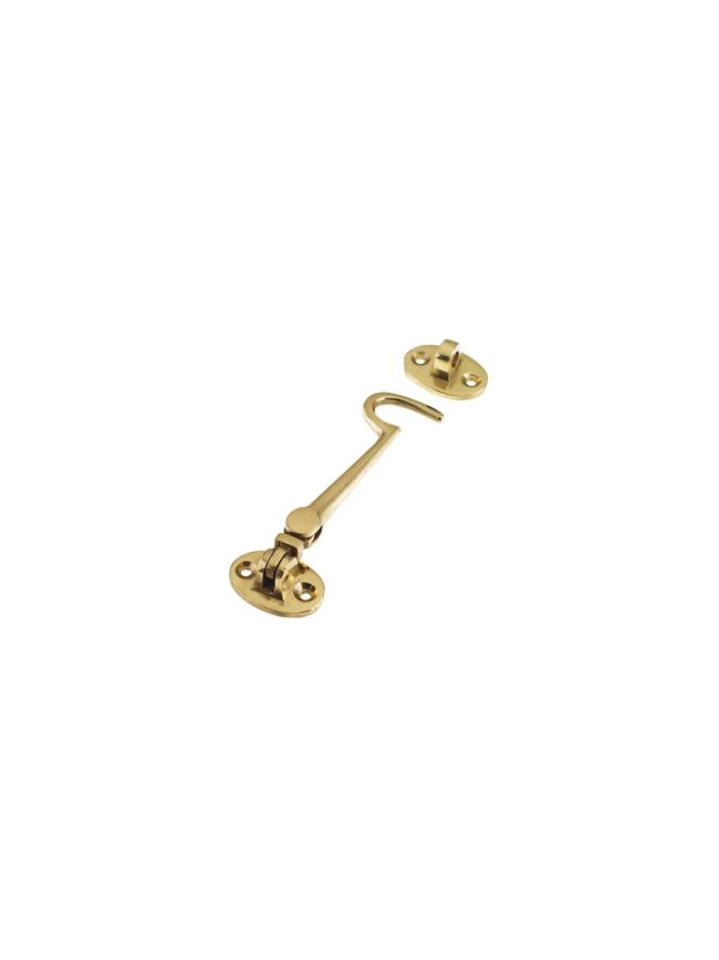 Zoo Hardware Cabin Hook (Lightweight) 4" - Brass