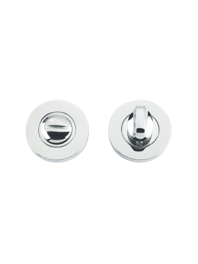 Zoo Hardware Turn and Release complete with escutcheon and 5mm spindle - 52mm Rose - Grade 304 - Stainless Steel