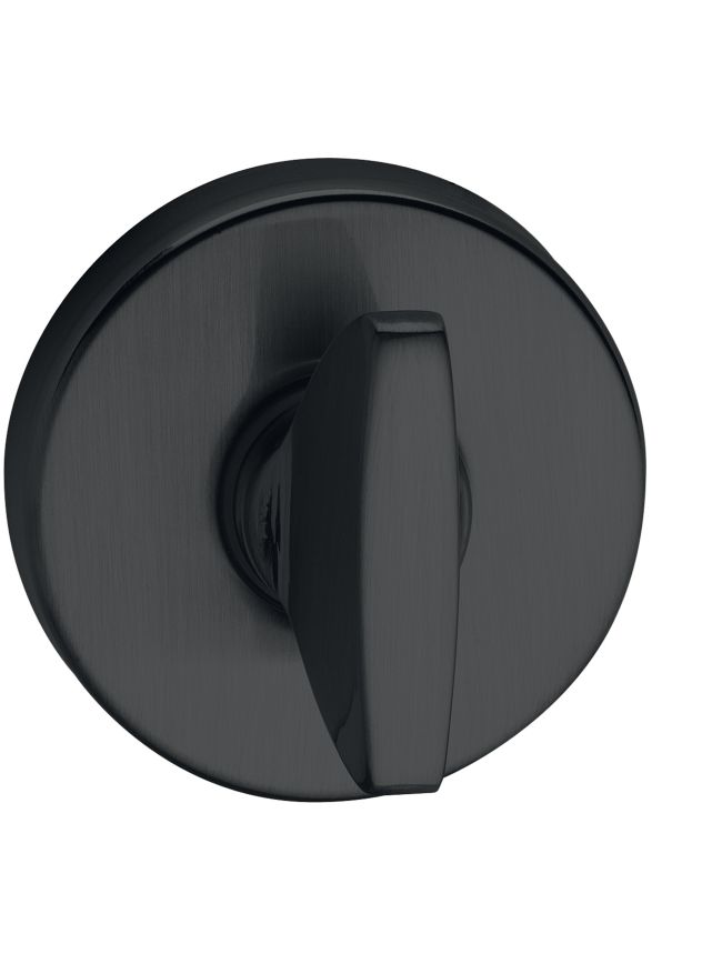 Tupai Rapido CurvaLine WC Turn on Round Rose (bolt through fixing only) - Pearl Black