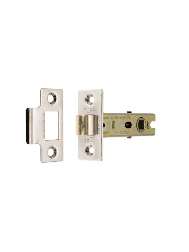 3" CE Bolt Through Tubular latch Nickel Plated
