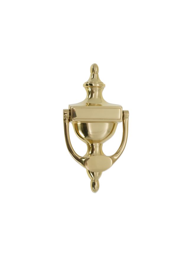Victorian Door Knocker 150mm Polished Brass