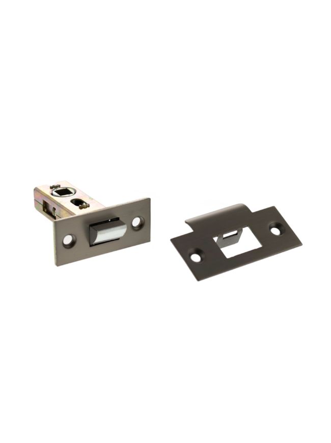 Atlantic Bolt Through Tubular Latch 2.5" - Matt Gun Metal