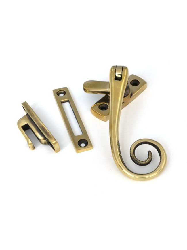 Aged Brass Monkeytail Fastener