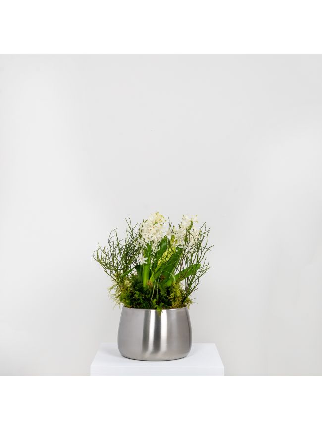 Satin Marine SS (316) 16cm Hepworth Pot