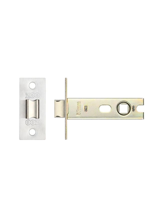 Zoo Hardware Project tubular latch 76mm - bolt-through - Stainless Steel