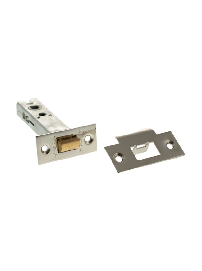 Atlantic Heavy Duty Bolt Through Tubular Latch 4" - Polished Nickel