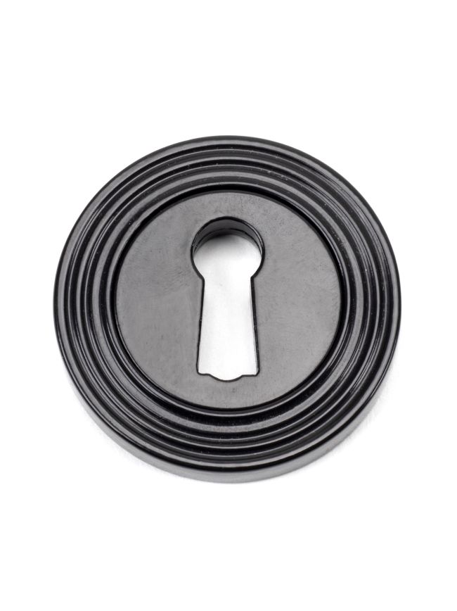 Black Round Escutcheon (Beehive)