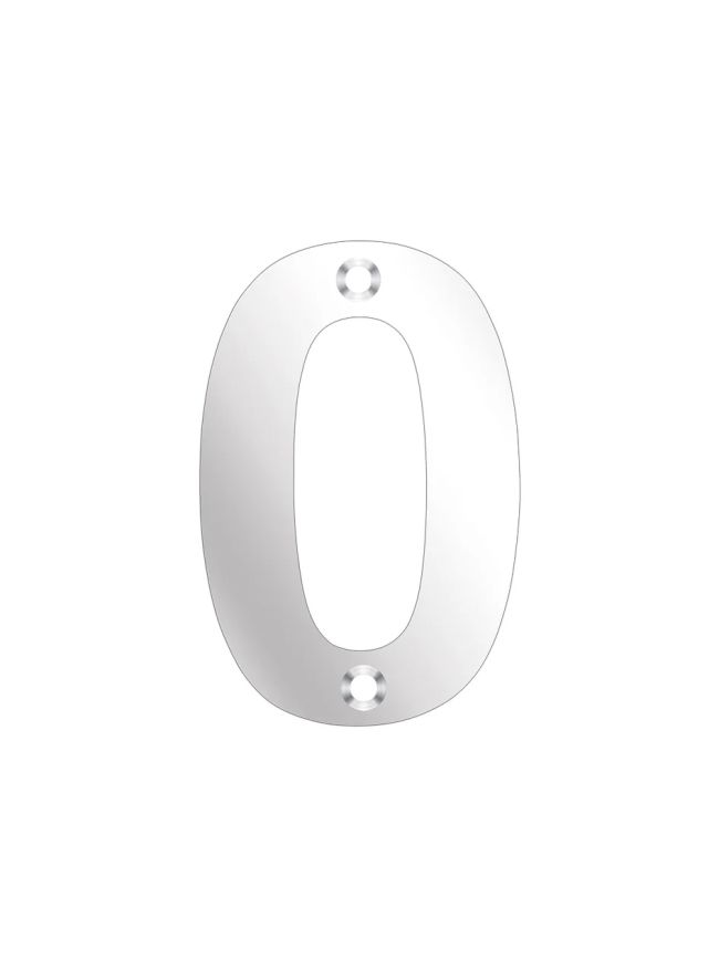 Zoo Hardware Numerals - Stainless Steel